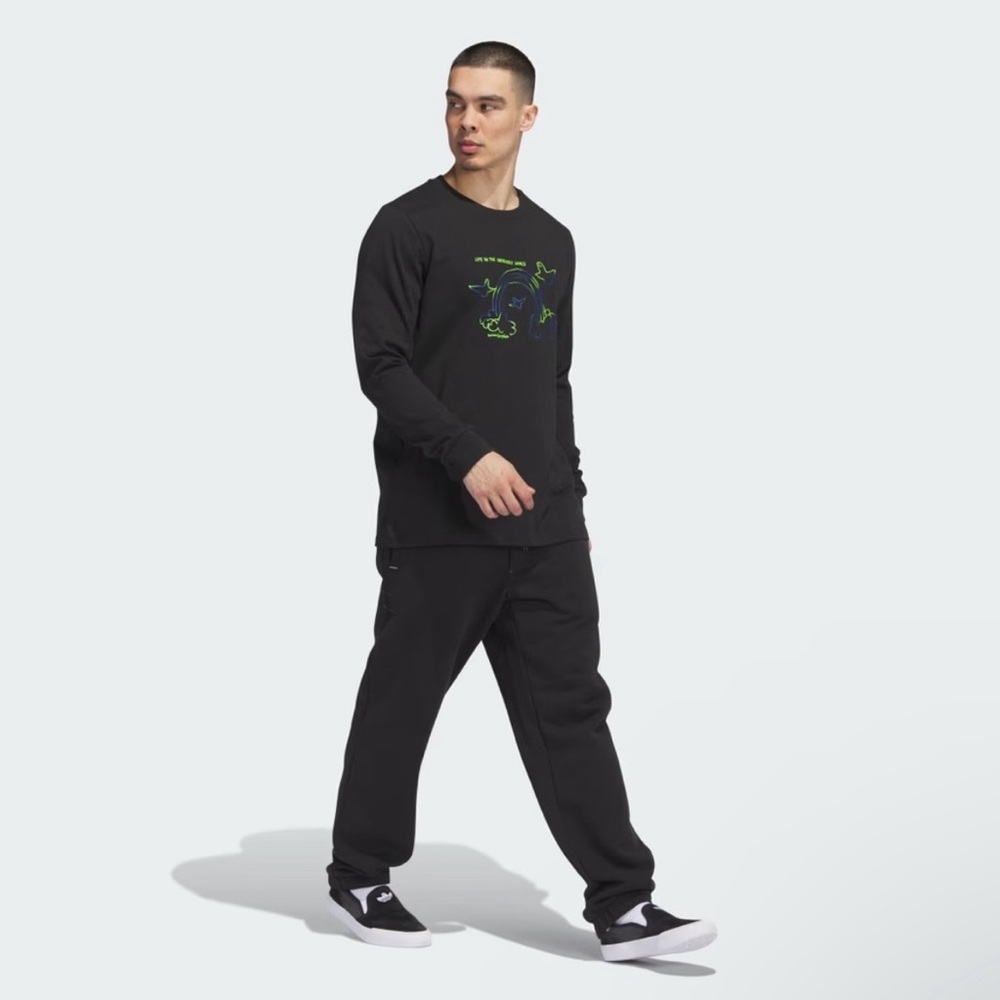 NWT Adidas Originals Shmoofoil Cloudy Long Sleeve, Size M - Picture 5 of 7